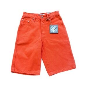 Guess Orange Jean Shorts